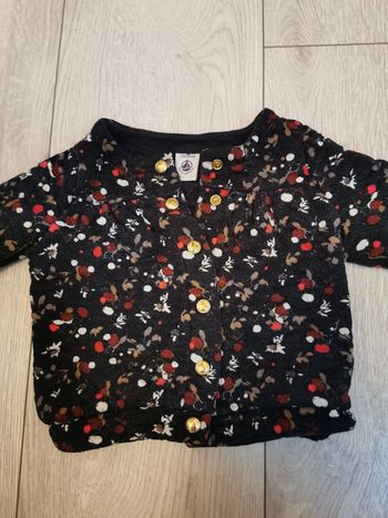 Gilet marine / Petit Bateau 24 mois