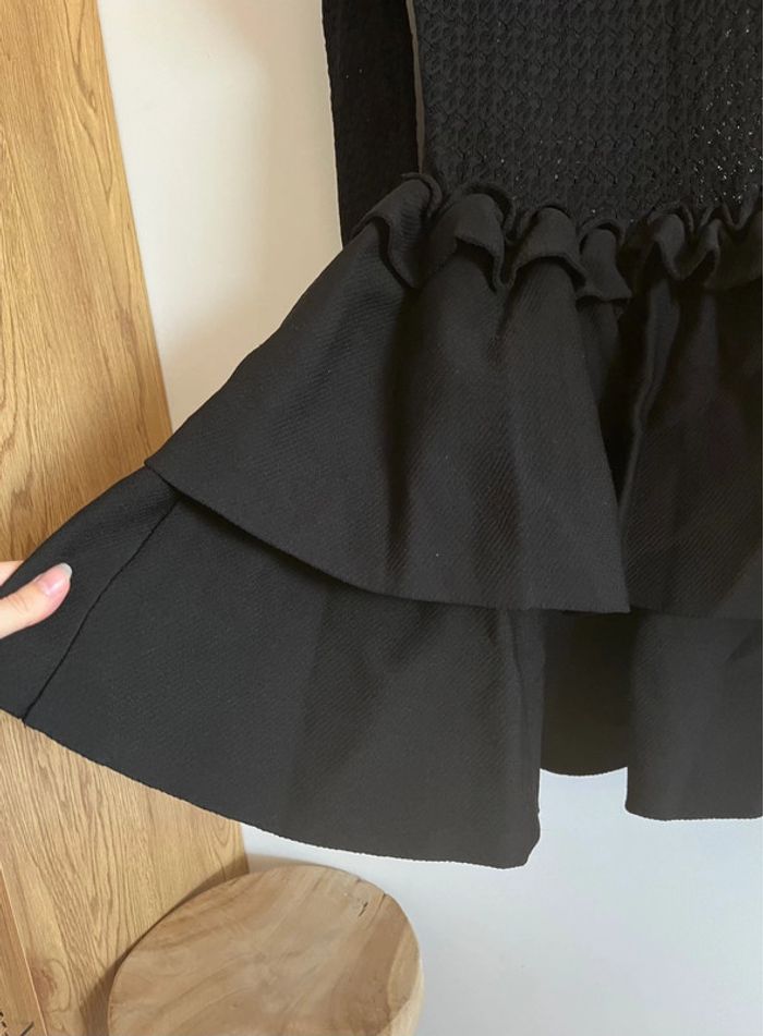 Robe noire en maille Sandro - photo numéro 4