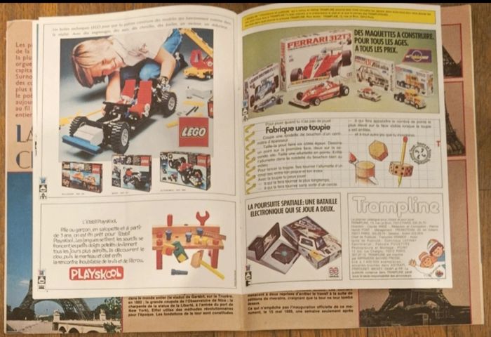 Journal de mickey avec livret jouets Trampline 1980 N°1482 vintage - photo numéro 6