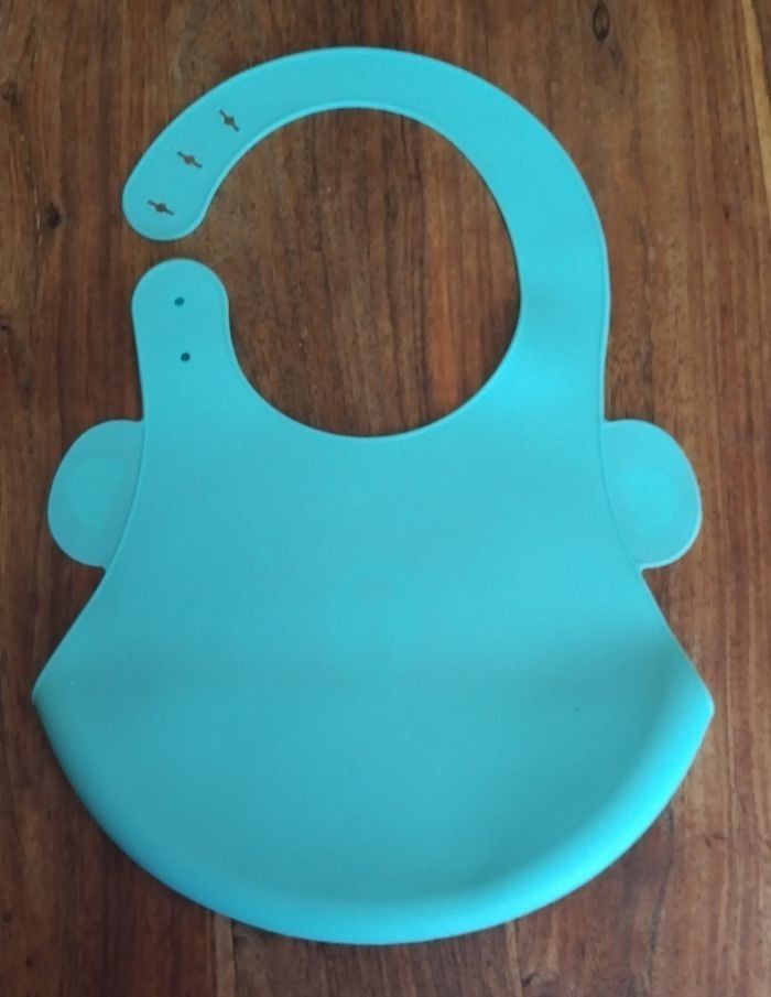 Lot de 2 bavoirs en silicone - photo numéro 4