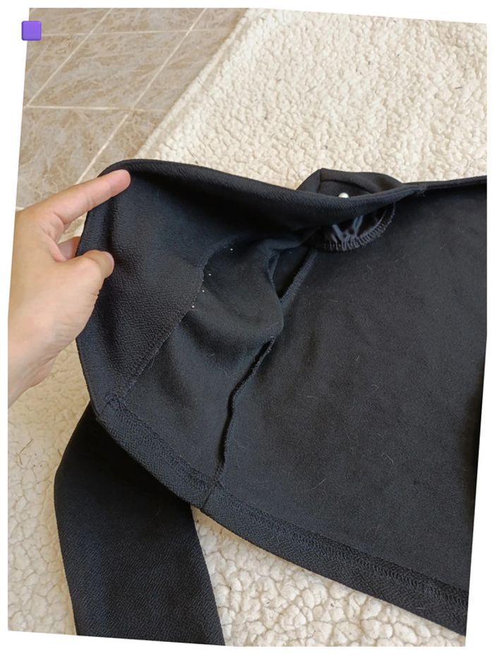 Veste noire élégante courte à perles – chic, vintage, soirée - photo numéro 3