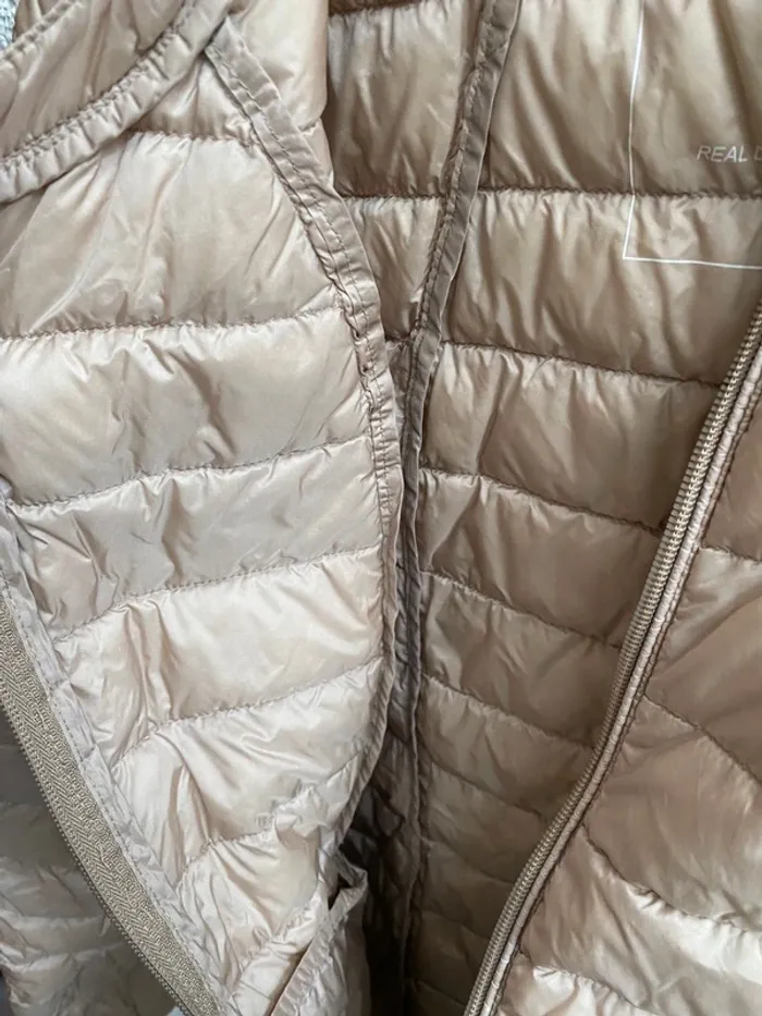 Doudoune fine beige Light Weight T S - photo numéro 5