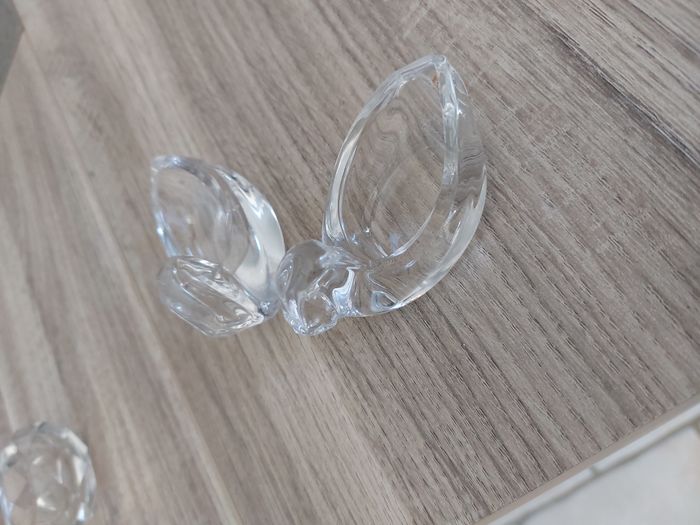Duo salière poivre verre cygnes - photo numéro 3