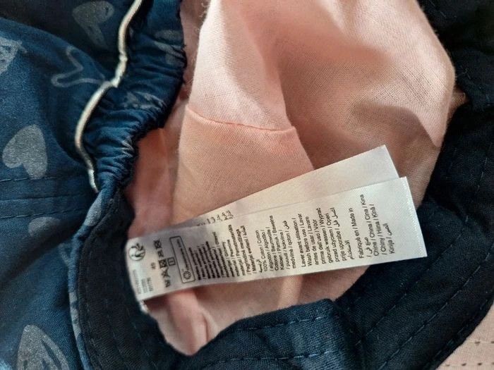 Casquette forme gavroche 'bouille à papouilles' neuve gemo fille 49 - photo numéro 2