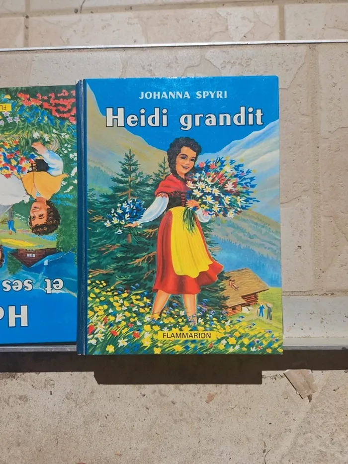 Lot de 5 livres Heidi 1958 - photo numéro 2