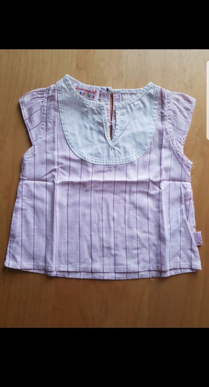 Chemise été bébé fille 6 mois
