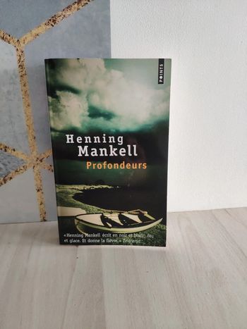 Livre Profondeurs Henning Mankell