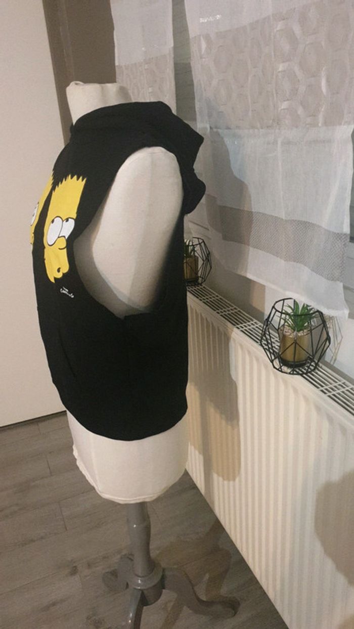 Sweat sans manche Bart Simpsons - photo numéro 4