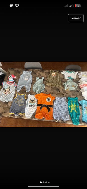 Lot vêtements 3 mois