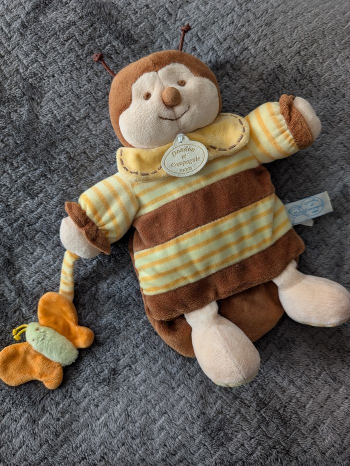 TBE, doudou marionnette abeille 🐝 Doudou et Compagnie