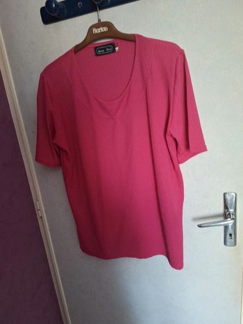 Tee shirt fushia