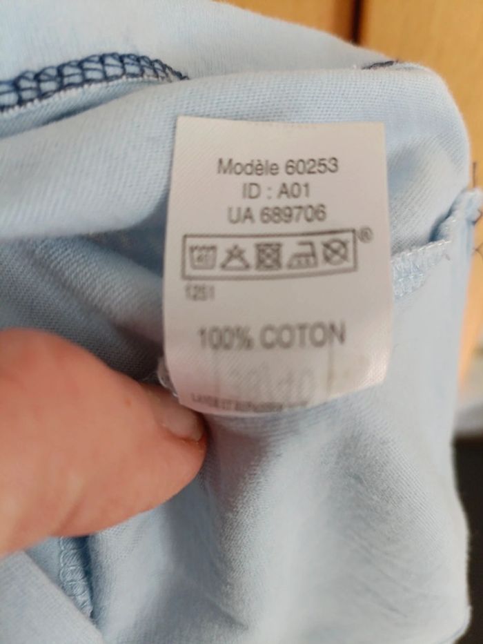 Chemise de nuit bleue - photo numéro 2