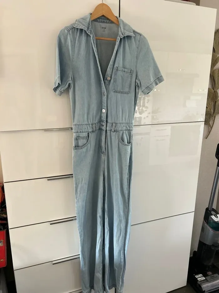 Combinaison en jeans Kiabi