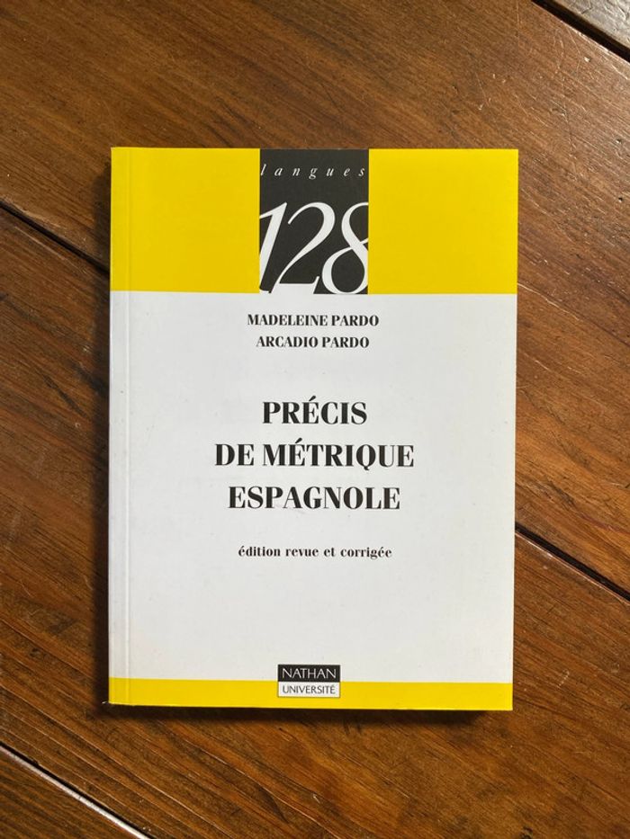 Précis de métrique espagnole CAPES