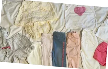 lot de vêtements bébé fille été 9 mois