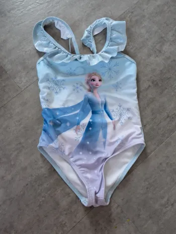 Maillot de bain bébé fille 2/4 ans La reine des neiges comme NEUF