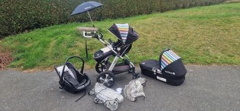 Poussette deluxe 3 en 1