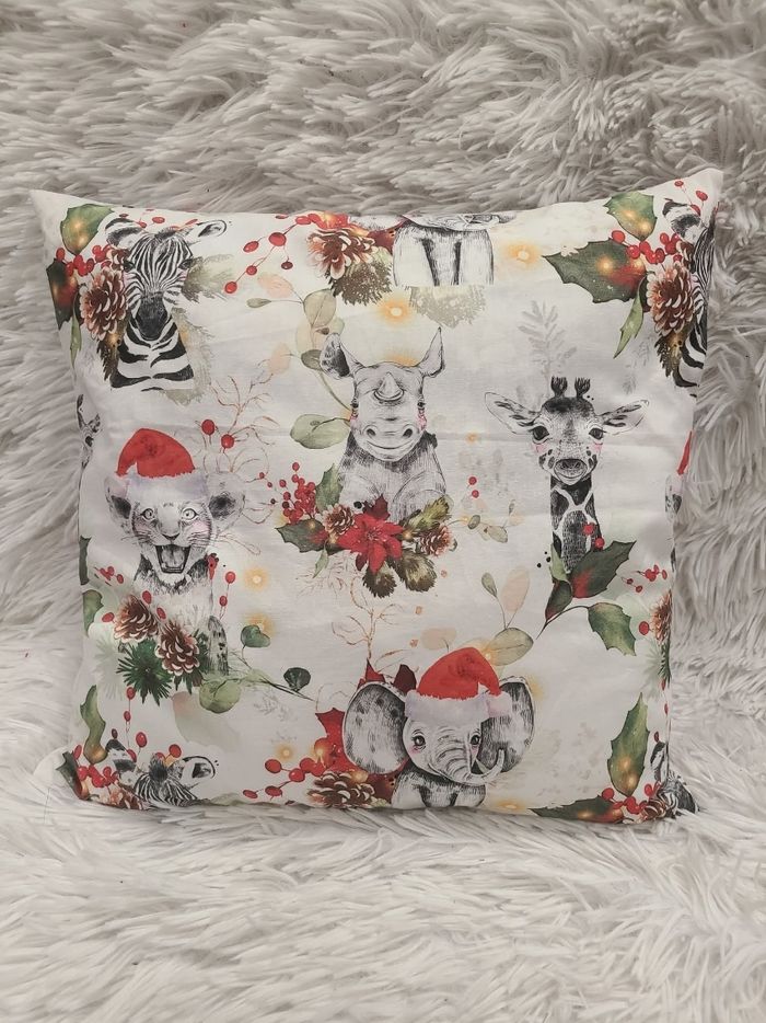 Coussin de Noël fait main