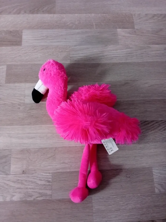 Peluche flamand rose