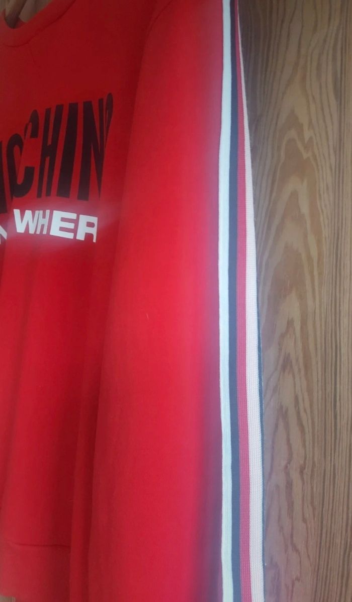 Sweat rouge MOSCHINO - photo numéro 5