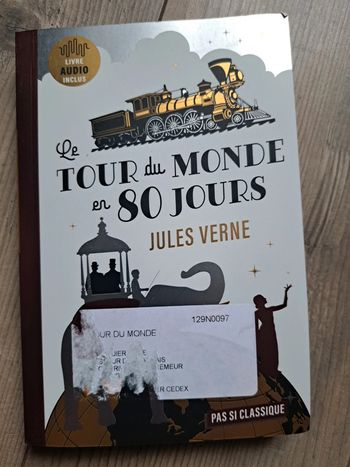 Le tour du monde en 80 jours. Jules Verne. Belin pas si classique. Neuf
