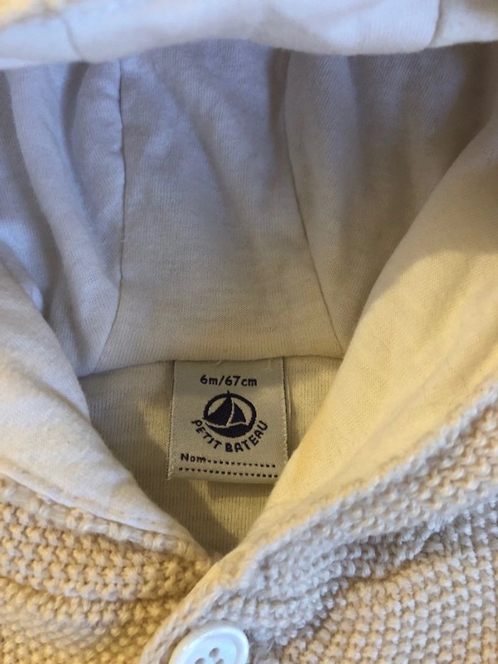 Gilet petit bateau 6 mois - photo numéro 3