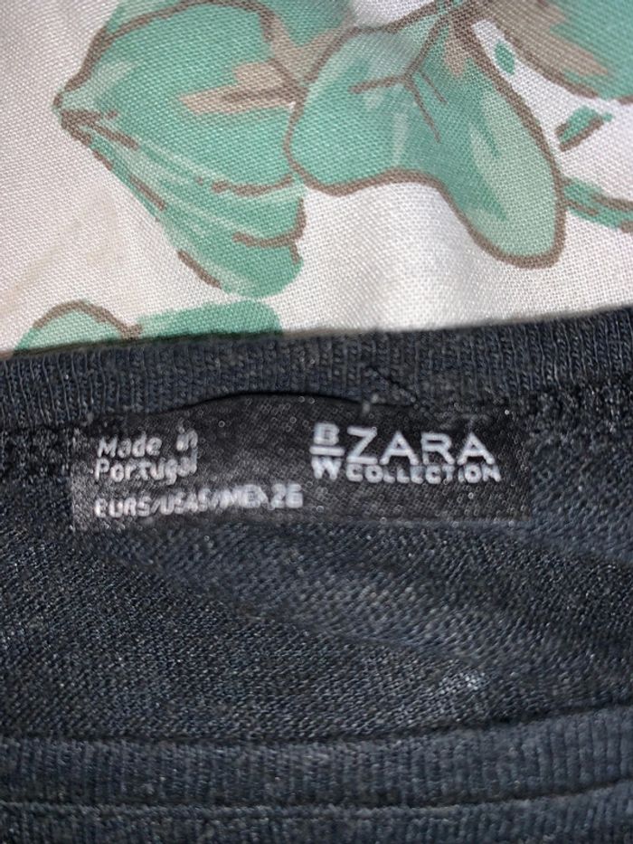 Magnifique t-shirt long femme Zara - photo numéro 3