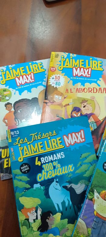 Lot de 5 J'aime lire Max neufs