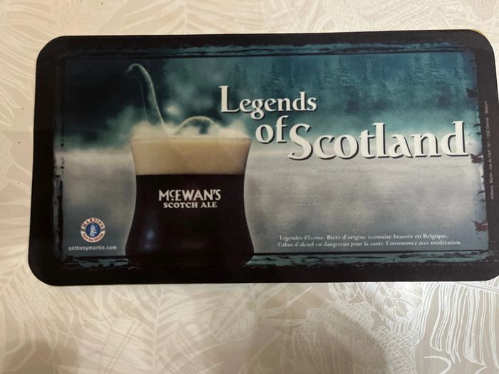 Tapis de bar Mc Ewan’s