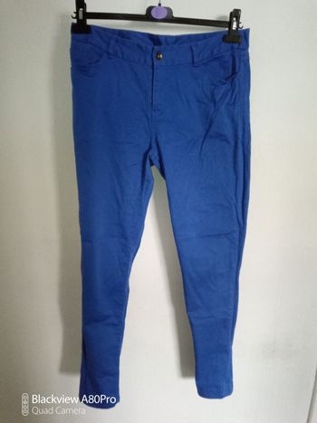 Pantalon bleu roi