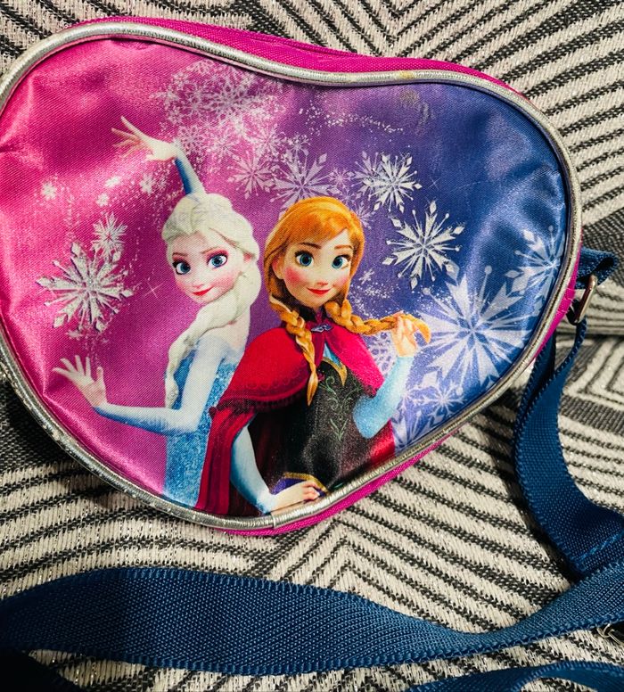 Sac Coeur Fille Elsa et Anna la Reine des neiges Disney - photo numéro 4