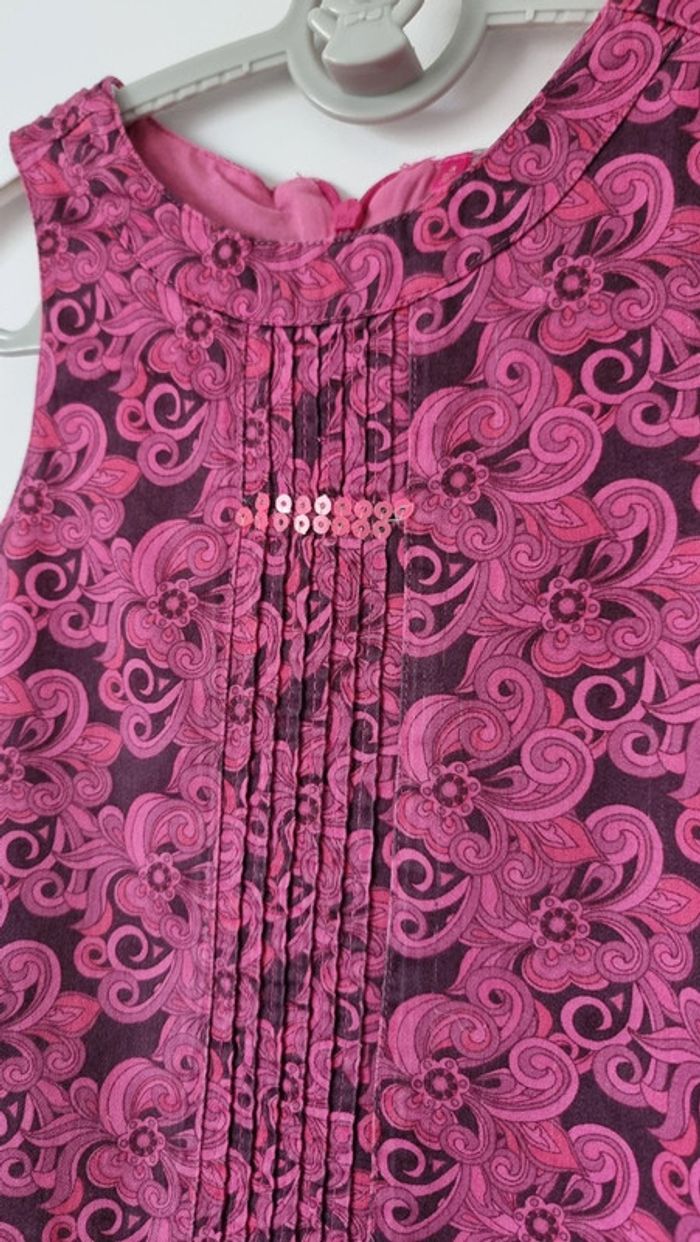 Robe arabesque, fleurs orchestra taille 3ans +offert - photo numéro 4