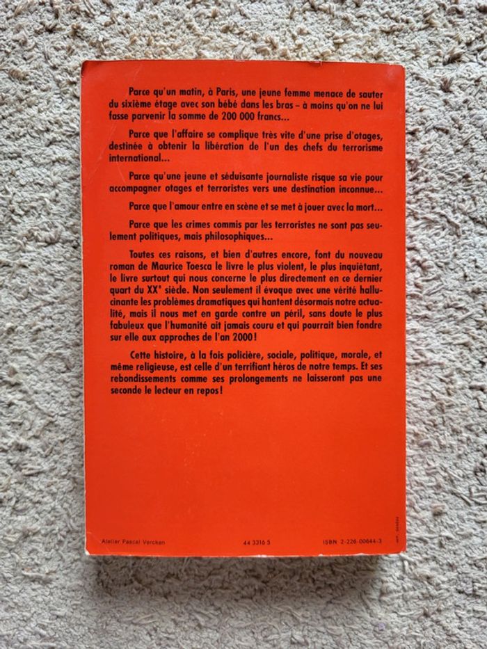 Un héros de notre temps de Maurice Toesca - Réflexion sociale et politique - photo numéro 2