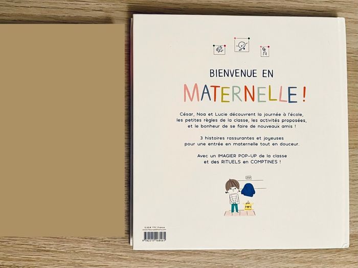 Livre imagier ludique pop-up école bienvenue en maternelle - photo numéro 2