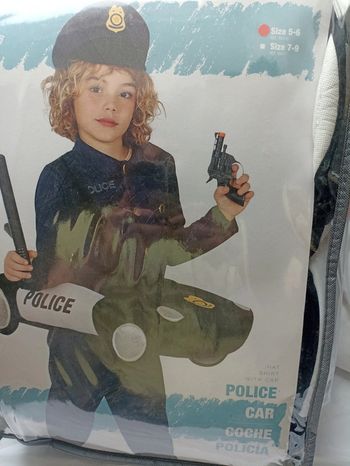 Déguisement policier voiture 5-6 ans