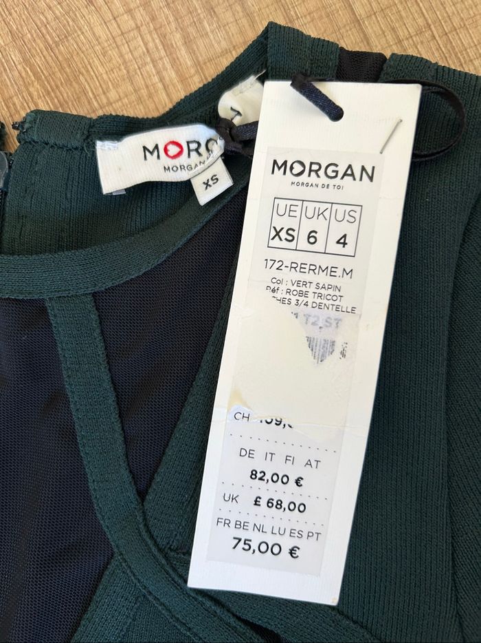 Robe verte foncée neuve Morgan taille XS (valeur 75€) - photo numéro 9