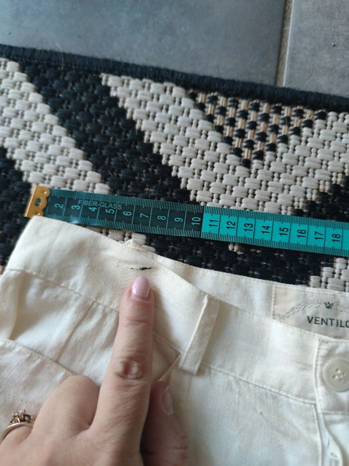 Pantalon 100%lin Ventilo la colline taille 34 - photo numéro 3