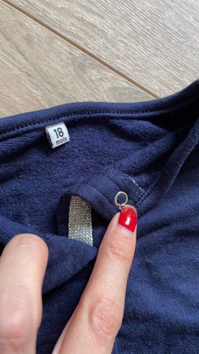 Ensemble salopette jupe + gilet 18 mois - photo numéro 4