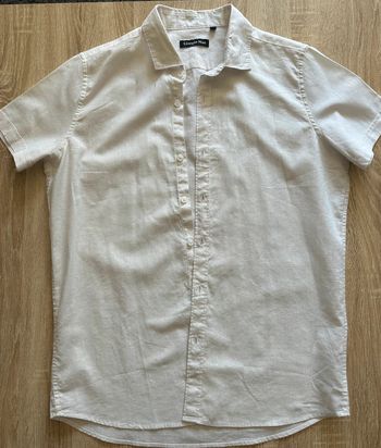 Chemise en lin blanche