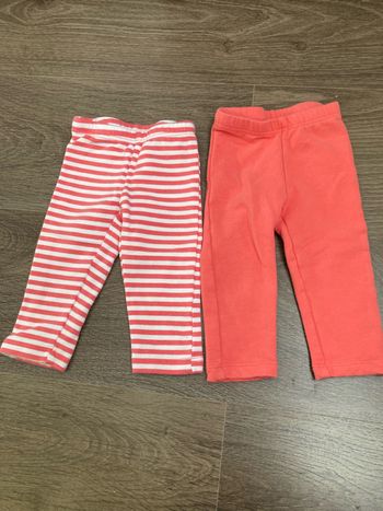 Lot de 2 legging Tex 3 mois neuf