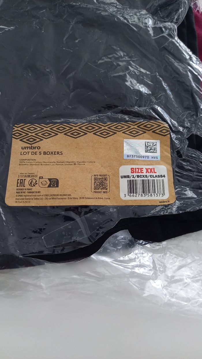 Boxers Umbro - photo numéro 4