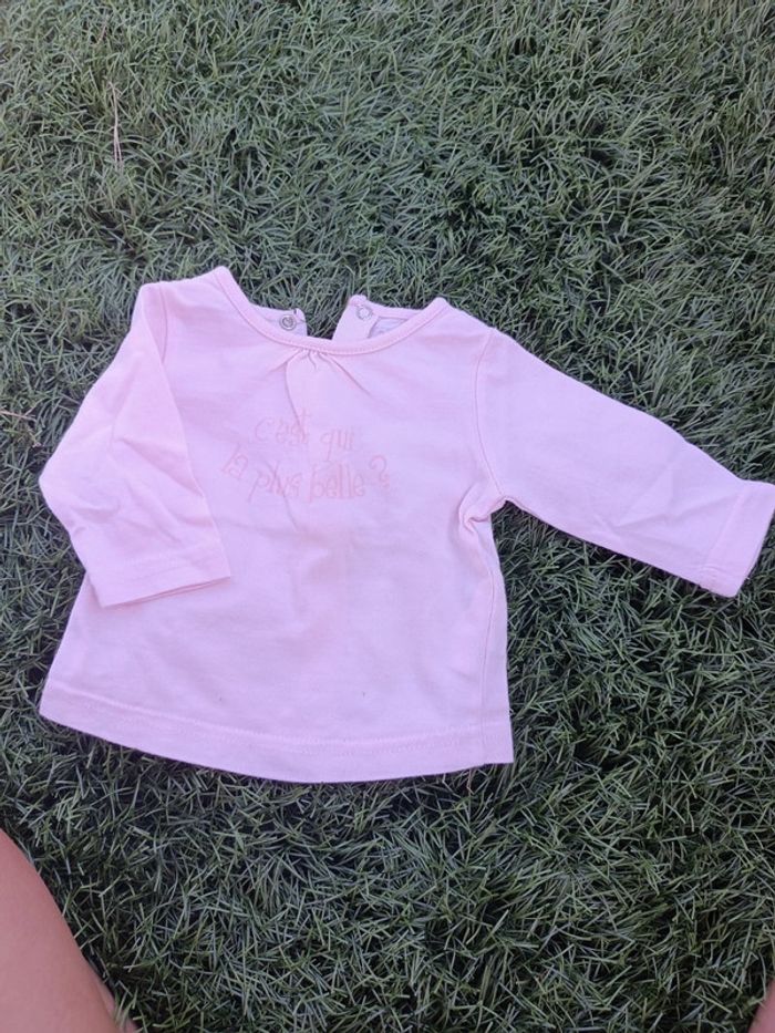 tee-shirts manches longues 3 mois