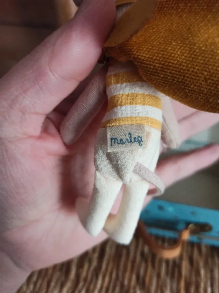Peluche souris maileg super héros et sa valisette tbe - photo numéro 4