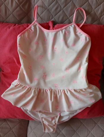 Très joli maillot volanté 14 ans rose fille Vertbaudet