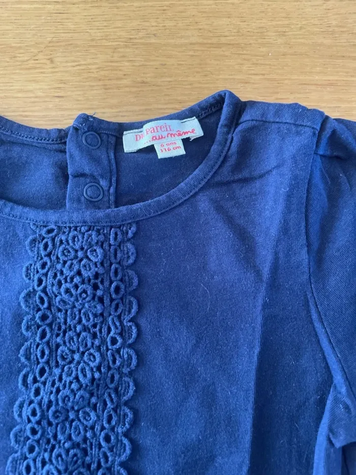 T-shirt manches longues dpam 6 ans - photo numéro 2