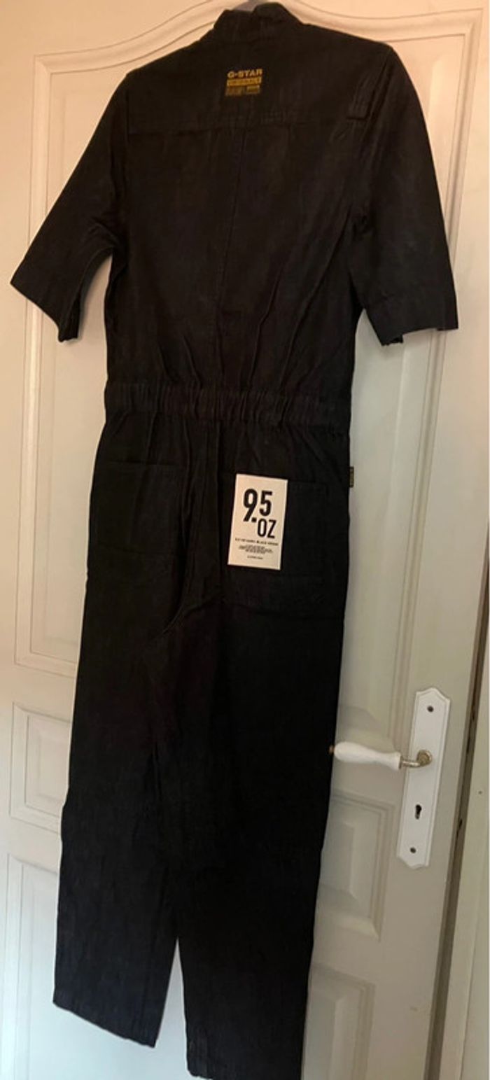 Superbe Combinaison d’été jean G star femme manche courte denim noir 36 - photo numéro 14