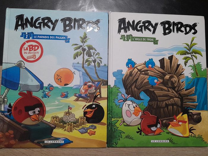 lot 2 bd Angry Birds tomes 2 et 5
