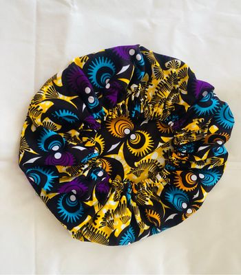 bonnet en tissu wax 1