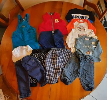 Lot de 12 vêtements garçon 6 mois hiver-lot 2