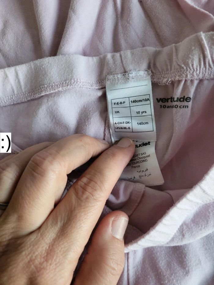 Pyjama long rose licorne 10 ans - photo numéro 4